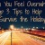 When You Feel Overwhelmed- Top 3 Tips to Help You Survive the Holidays: CrazyFitMama.com